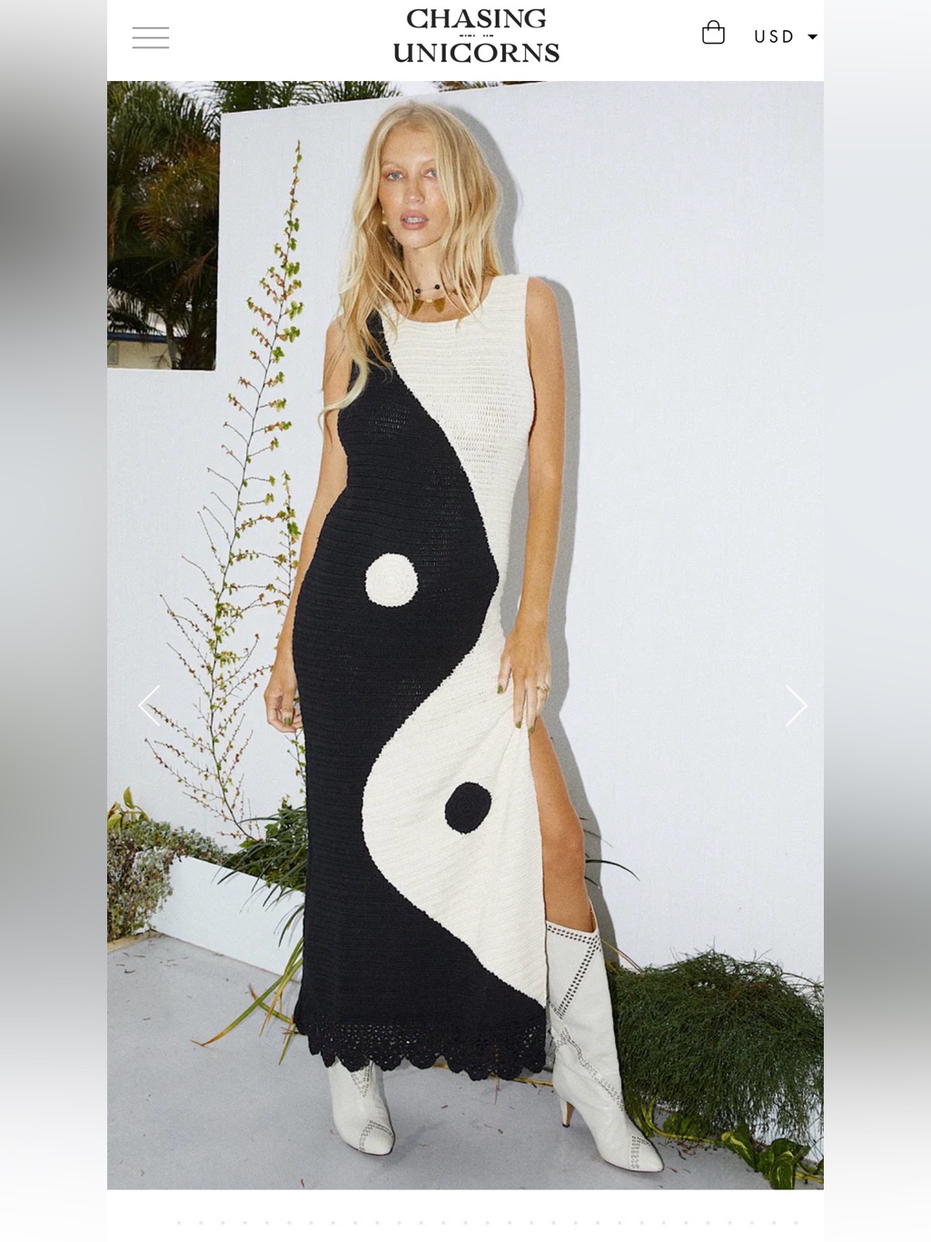Chasing Unicorns Black Summer Hand Crochet Maxi Dress